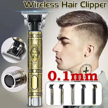 

Barber USB Rechargeable Hair Trimmer Clipper Beard Trimmer for Men Professional Cordless Electric Haircut Cutter Machine