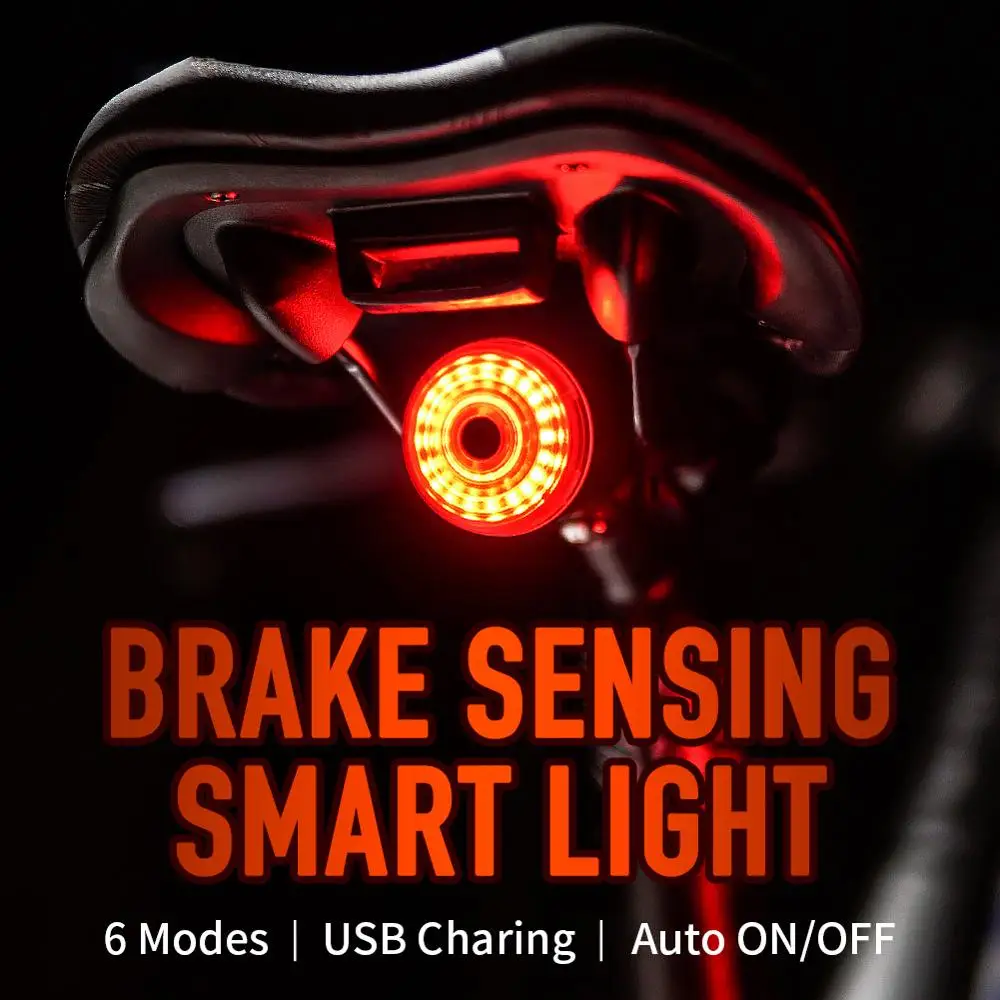 Leadbike велосипед задний светильник Smart Auto тормозной сенсор хвост светодиодный
