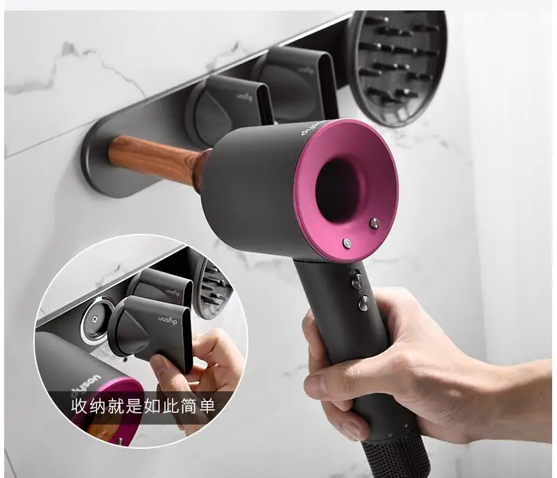 Сушилка для волос кронштейн без сверла вешалка Dyson барабан сосуд Парикмахерская Фен настенная вешалка