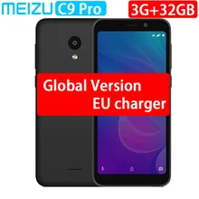 Meizu C9 Pro M9C смартфон с глобальной прошивкой, четыре ядра, 3 ГБ, 32 ГБ, 5,45 дюймов, полный экран, 13,0 МП камера, wifi, gps, сотовый телефон