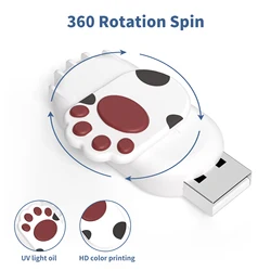 Clé USB à Rotation à 360 °, 128 go, téléphone portable, disque U, LOGO personnalisé, étanche, cadeaux, 100% capacité réelle 