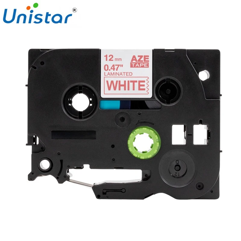 Unistar TZe232 совместим с Brother P-touch Tape 12 мм x 8 м красные на белых лентах фотомагнитные