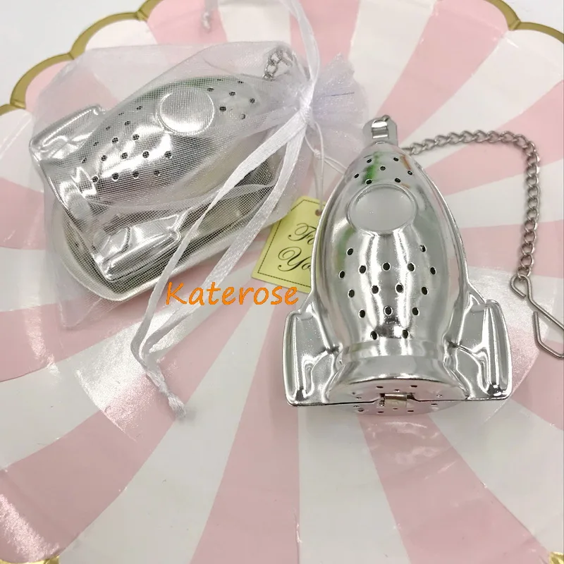 

Rocket Design Stainless Steel Tea Infusers Party Supplies Metal Tea Strainer Teaware Favors