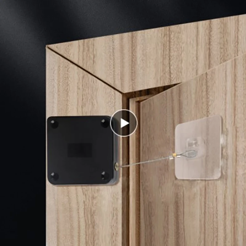 Automatic Door Closer Multipurpose No Punch Door Sticker Installation