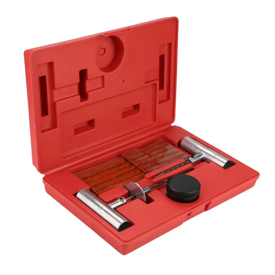 

35X Car Tubeless Tire Repair Tool Kit Tyre Plug Flat Puncture Fix Tool Set