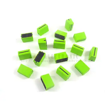 

10pcs Fader Cap Straight Slide Potentiometer Cap / 22mm * 14mm for RANE TTM-54 56 57 61 68 Sixty-Eight Dark Green color