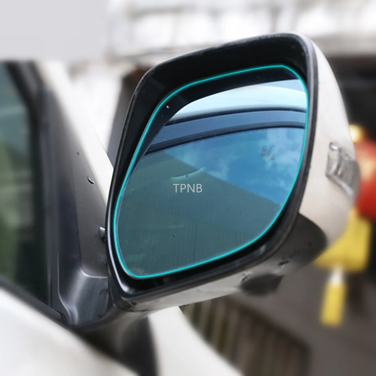 Автомобильная наклейка в форме капель дождя для Toyota Land Cruiser 200 зеркало заднего вида дождевая пленка аксессуары