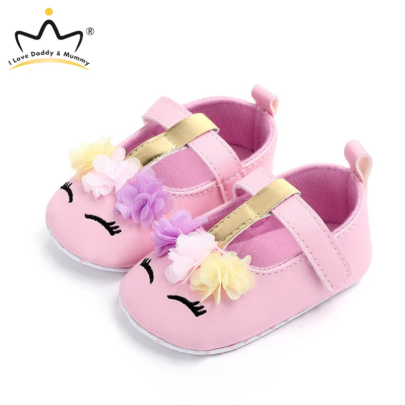 For Sale Toddler Shoes Unicorn Princess First-Walker Bottom Non-Slip Newborn Girls Cute Soft y5Kj7qb17