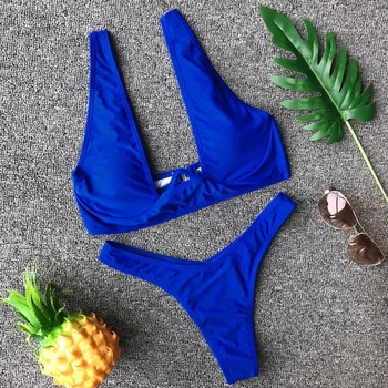 

Women Bikini Set Padded Swimsuit Triangle Bathing Suit Womens Swimwear Two Piece Bikini Swimming Suit For Women Swimming