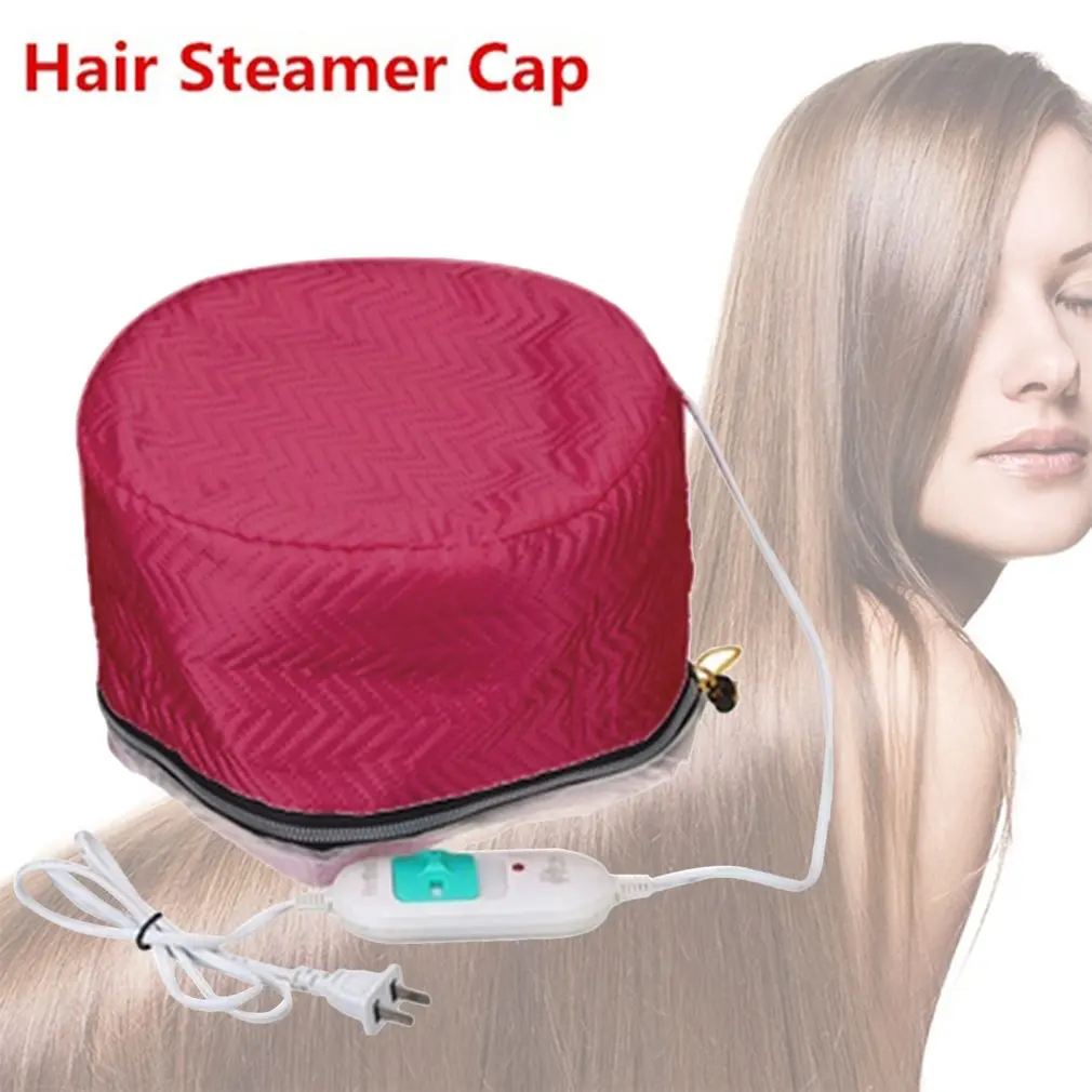 220V Электрический Уход за волосами Термальность обработки Красота SPA Питательный Уход за волосами шапочка