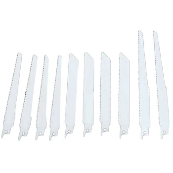 

10pcs Bi Metal Reciprocating Jigsaw Blades Wood Cutter Sheet Metal Saw Blades Wood Working Saw Blades