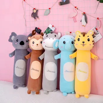 

Simanfei Animal Body Pillow Car Long Cute Decorative Cushion Plush Toys Stuffed Dolls Hug Couch Travel Pillow Throw Kids Gift