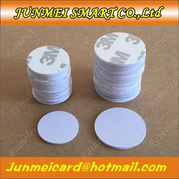 

400pcs RFID 125KHz 20mm T5577 Sticker Rewritable Adhesive Coin Cards Tag For Copy Round Shape PVC Material for Access Contol