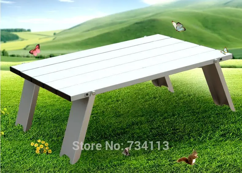 

Ultra-light Small table portable folding camping Fishing table Portable Folding table Aluminum Folding Outdoor table Load 20KG