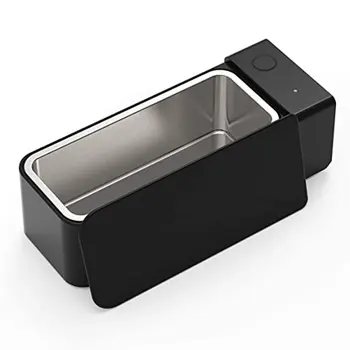 

Ultrasonic Sonic Cleaner Cordless Jewelry Necklaces Cleaner Black Portable Watches Accessories Cleaning Machine