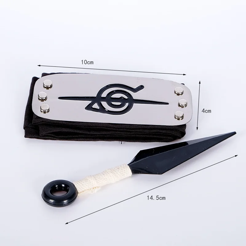 Naruto Xiao Organization Uchiha Itachi Zhu Word Headband Head Guard COS Naruto Character No Weapons Set