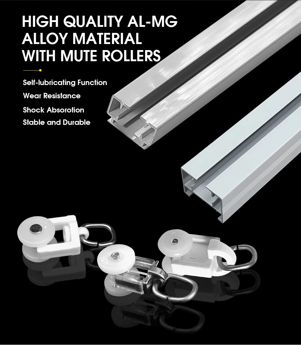 Aqara Serpentine Curtain Track (3m / 4m / 5m) 82 Rotating Box For Aqara Motor Work With Mi Home APP