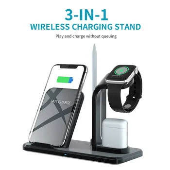 

3 in 1 10W Fast Charging Qi Wireless Charger for ZTE Axon 9 10 Pro 5G Umidigi Z2 Pro/ One Pro/ One Max / Leagoo S10 / Power 5