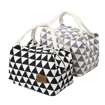 

Food Insulation Bag For Women Kids Men Portable Lunch Bag Insulated Canvas Box Tote Bag Thermal Cooler Food Lunch Bags #1.14