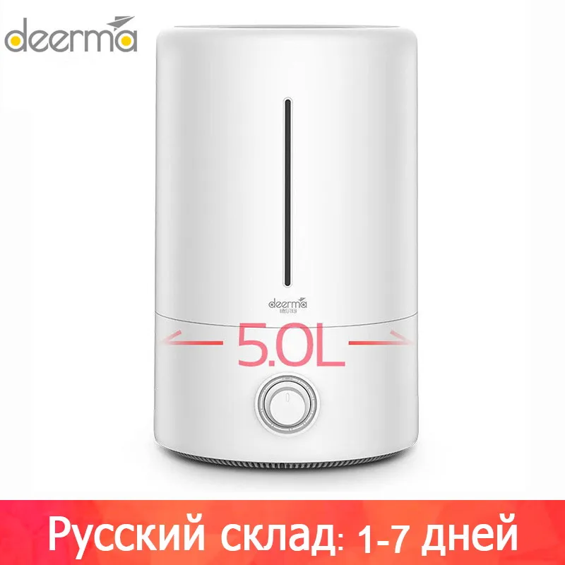 Original Home Deerma 5l Large Capacity Household Mute Air Humidifier Ultrasonic Air Humidifier Purifying Humidifier Aroma