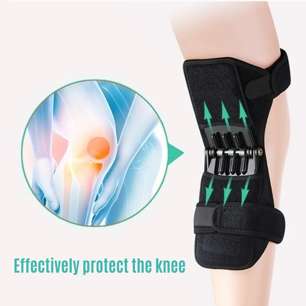 

1 Pair Knee Protection Booster Power Lifts Joint Support Pads Sports Knee Protector Yoga Knee Support Gym Fitness Kneepad