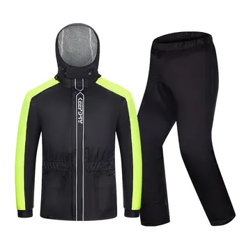

Men Bicycle Raincoat Women Fashion Thick Waterproof Motorcycle Rain Suit Camping Veste De Pluie Femme Rain Jacket Poncho QEA6YY