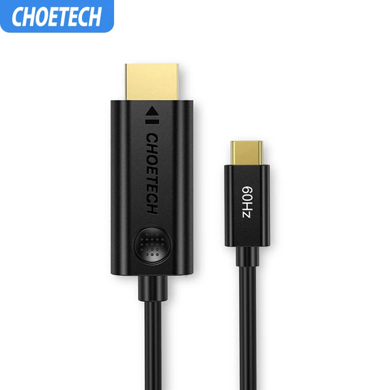 CHOETECH USB C к HDMI 4 K Кабель-адаптер 60 Гц 6Ft Тип usb C к HDMI 1080 p для 2017 2018 MacBook Pro samsung Galaxy S9 для huawei