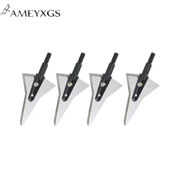 

12pcs Archery Arrowheads 126 Grain Blade Broadheads Sharp Hunting Tips High Quality Sharp Hunting Shooting Accessories