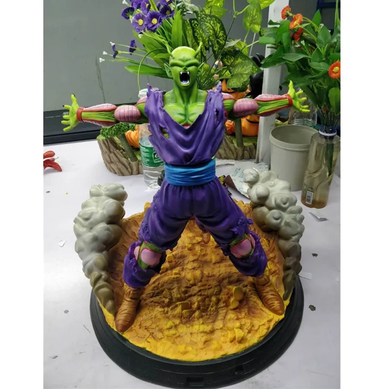 Dragon Ball Piccolo большой дьявол флейта GK статуя резиновая фигурка героя Коллекция Модель игрушки M2874 - Цвет: Многоцветный