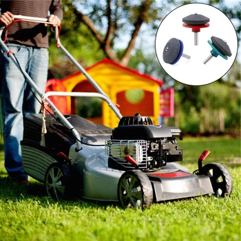 

Mower Sharpener Knife Sharpening Drill Lawnmower Faster Blade Sharpener Grind Garden Tools Rotary Drill Garden Lawn Mower Parts