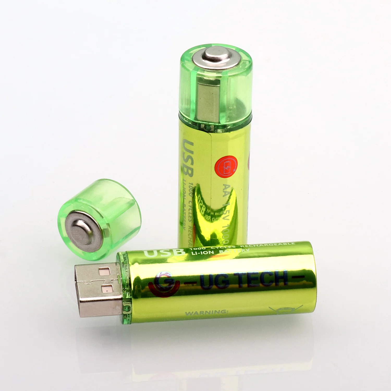 1000 mAh 1,5 V NiMH AA перезаряжаемый литий-ионный аккумулятор со встроенным портом Micro USB 2 способа зарядки 2 шт