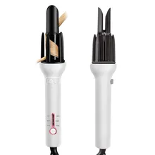 Щипцы для завивки волос автоматический керамический Профессиональный автоматический щипцы для завивки и выпрямления 28 мм дюймов баррель двойное напряжение