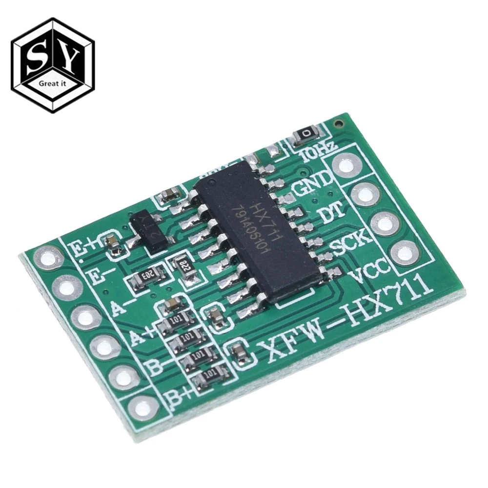 1PCS Great IT HX711 Weighing Sensor Dual-Channel 24 Bit Precision A/D Module Pressure Sensor