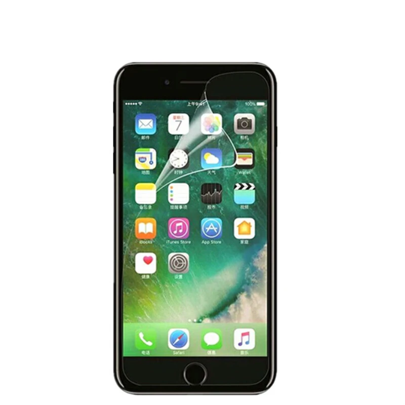 

5pcs clear Soft Plastic Screen Protector Protective Film For iPhone 11 Pro 7 5 5S SE 6 6S 8 Plus X XR XS Max