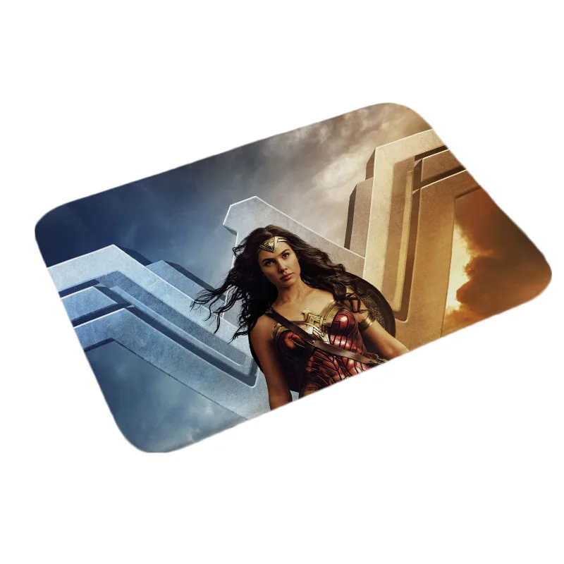 40x60 см Wonder Woman, Супермен, герой, коврик для двери, коврик, ковер, ковер для дома, отеля, гостиной, Противоскользящие коврики