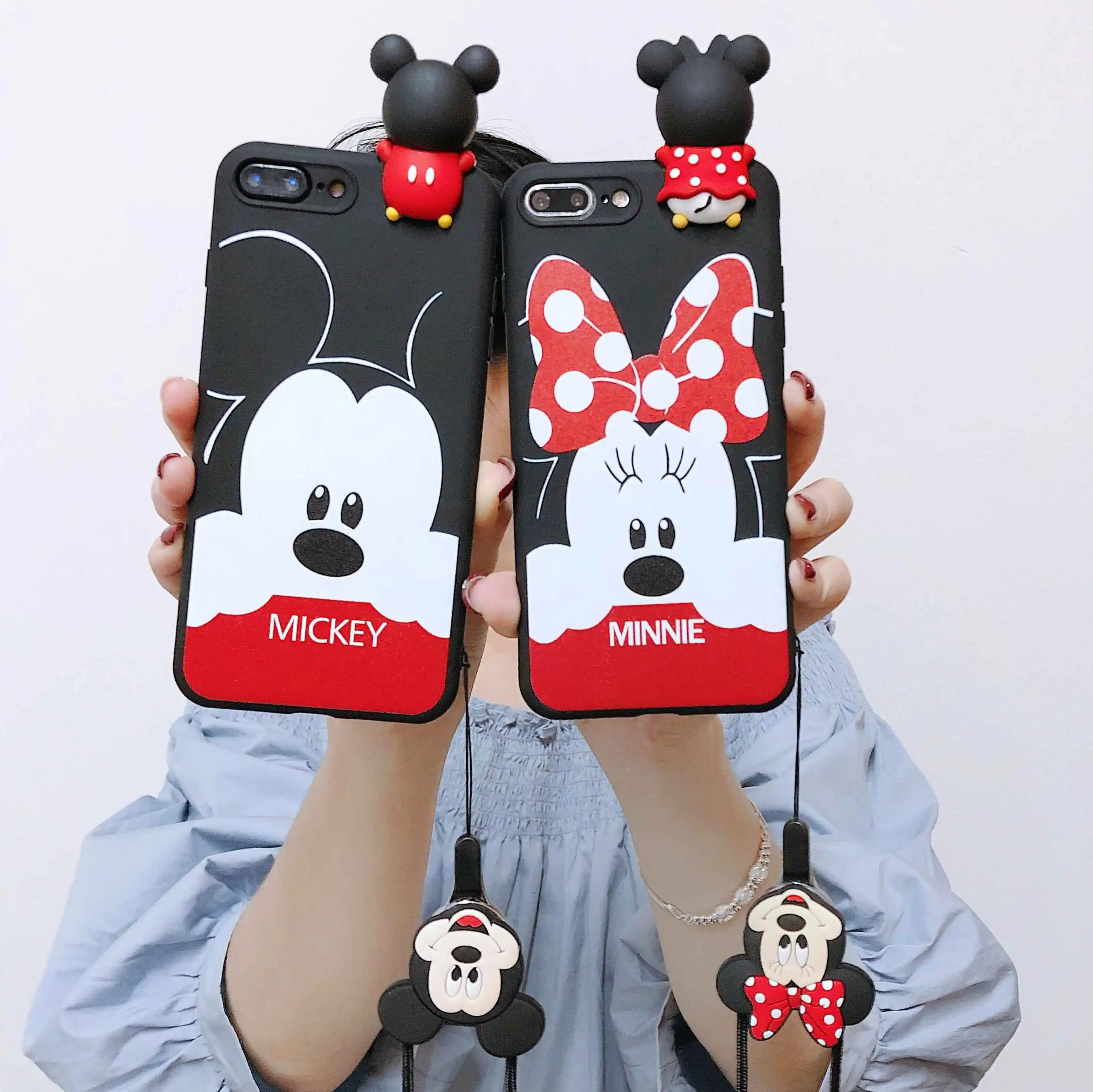 

Case For OPPO A3 A5 A7 A37 A39 A57 A59 A71 A77 A83 A79 F5 F7 F9 F11 Realme c2 3 Pro Cute Cartoon Coque Phone Fundas with Lanyard