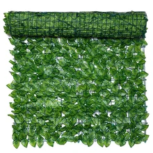 

0.5x3m Plastic Artificial Fence Artificial Green Plant Leaf Outdoor Courtyard Garden Decorative Plant Green Leaf Fence Guardrail