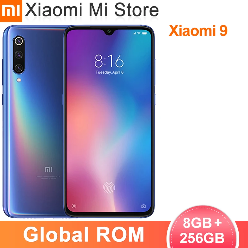 Xiaomi Mi 9 смартфон с восьмиядерным процессором Snapdragon 855 6 39 ОЗУ 8 Гб ПЗУ 256