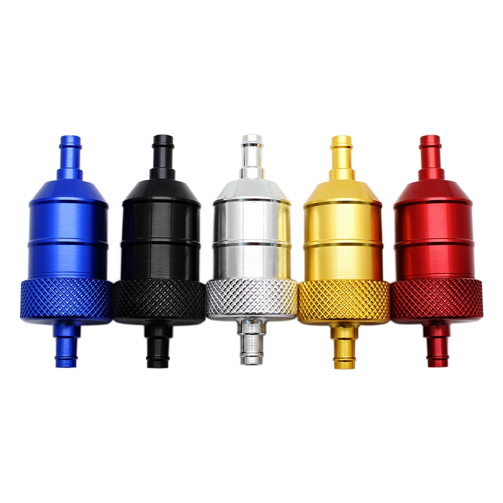 Nuoxintr Gas Fuel Oil Filters Fuel filter Motorcycle Accessories For ATV Dirt Pit Bike Automobile Motor Filtro 8mm CNC Universal