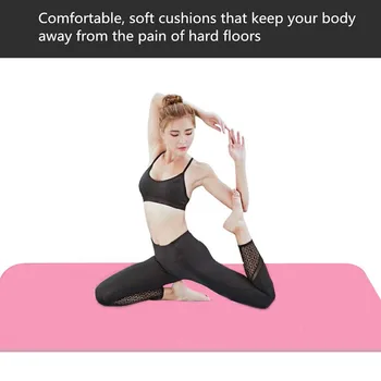 

Yoga Mat Fitness Extra Thick 71-inch Non Slip Long Comfort Foam Carpet Mat For Beginner Environmental Fitness Gymnastics Mats