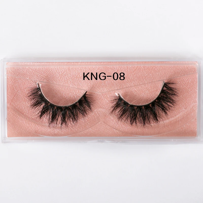 KNG-08 Eyewin 25 мм ресницы, накладные ресницы 5D, норковые ресницы, без грубости, ресницы, многоразовые, популярные, накладные ресницы, макияж - Цвет: KNG-08