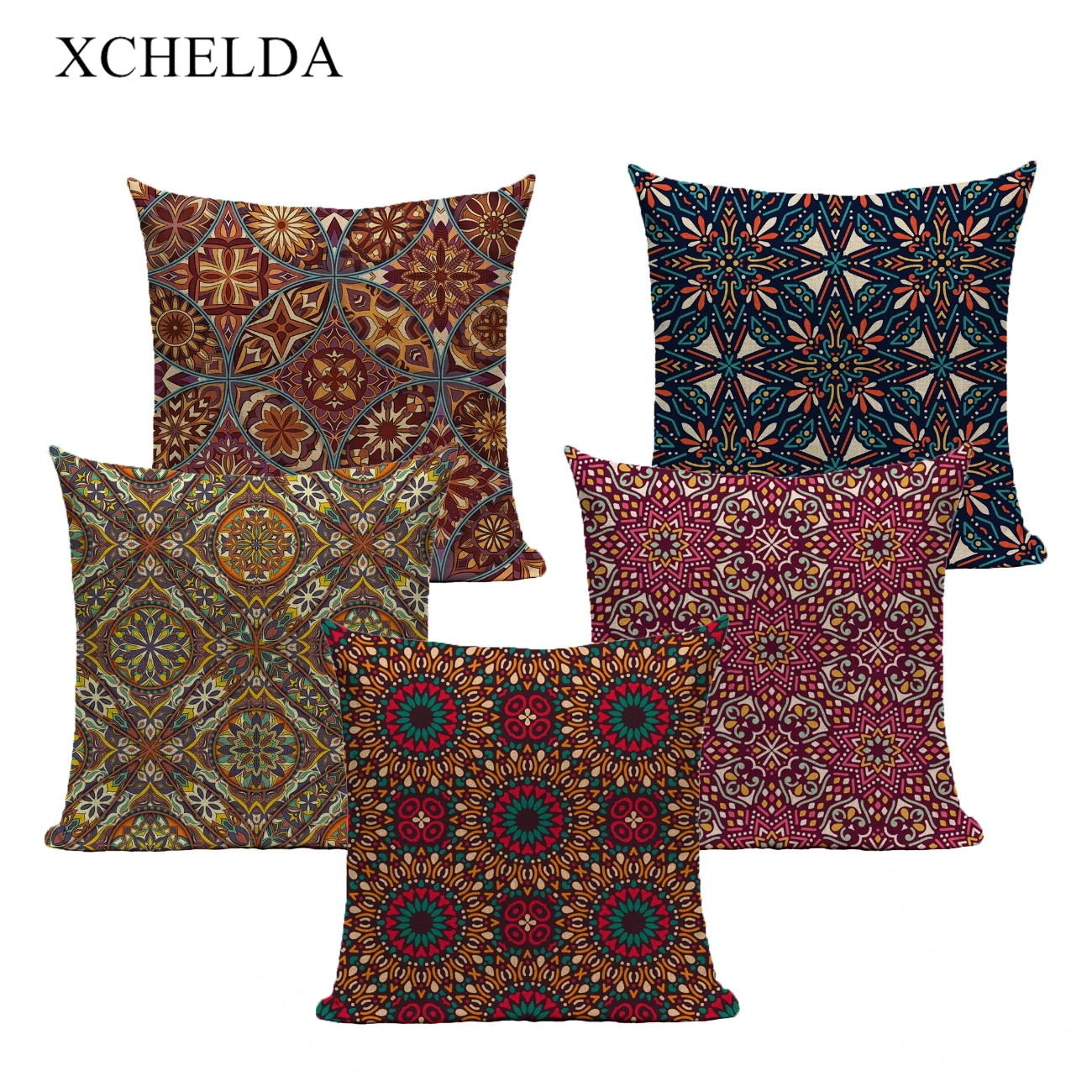 Чехол для подушки Boho чехол мандала марокканская декоративная 45*45 40*40 спальни