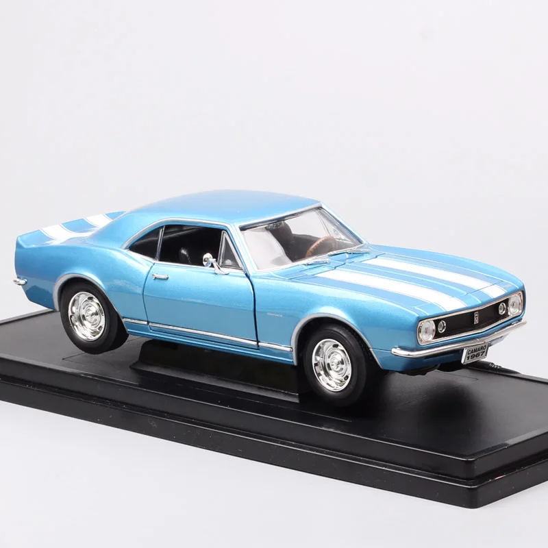 Классические 1:18 Большие весы Chevrolet Camaro Z28 1967 chevy модель автомобиля литая под