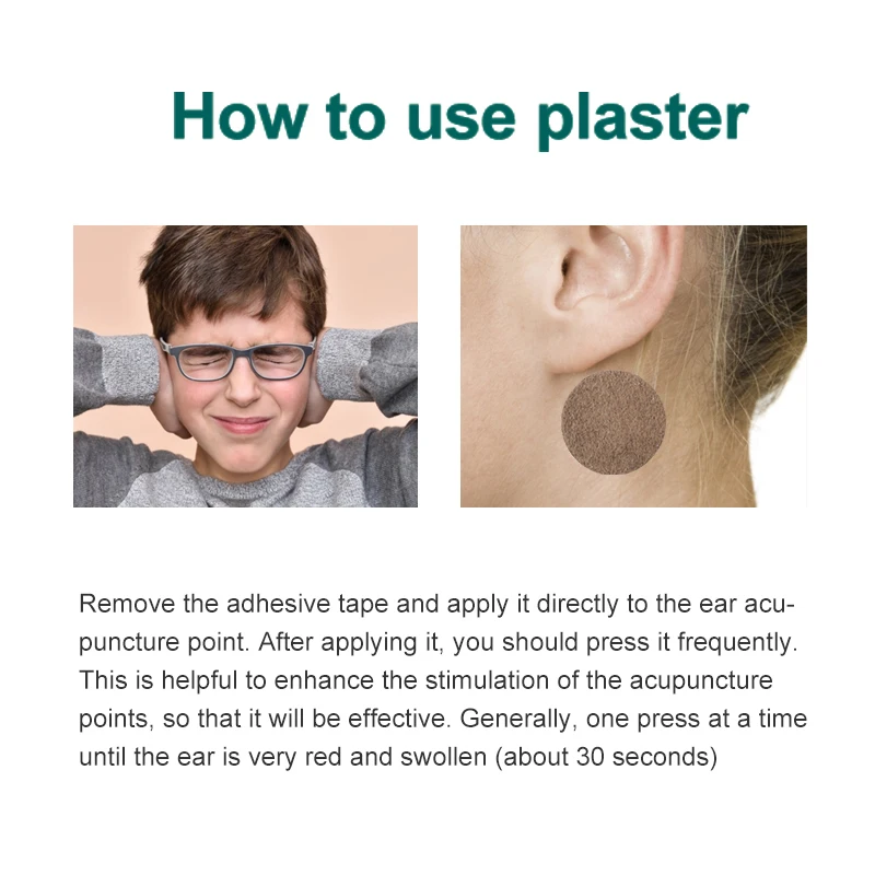 Sumifun Tinnitus Relief Patch Ear Pain Relief Treatment Plaster Protect Hearing Loss Boost Blood Circulation Sticker 6Pcs/box