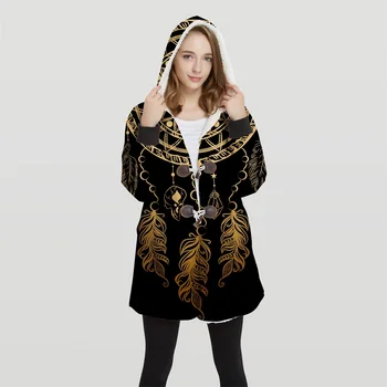 

2019 Bomber Woman's Plus Size 3d Print Convertible Hoodie Jackets 100% Polyester Tops Soft Jacket Woman Customer Design Wy21