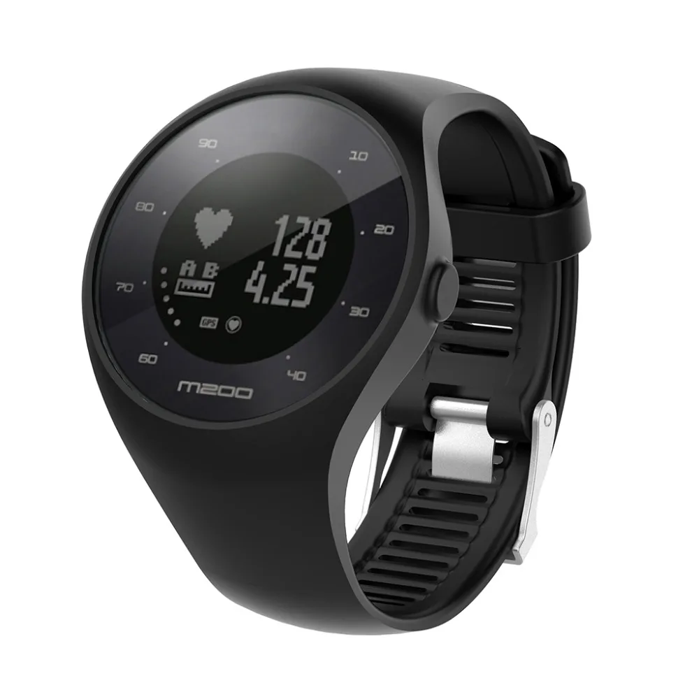 Силиконовые часы ремешок Браслет замена для Polar M200 gps часы