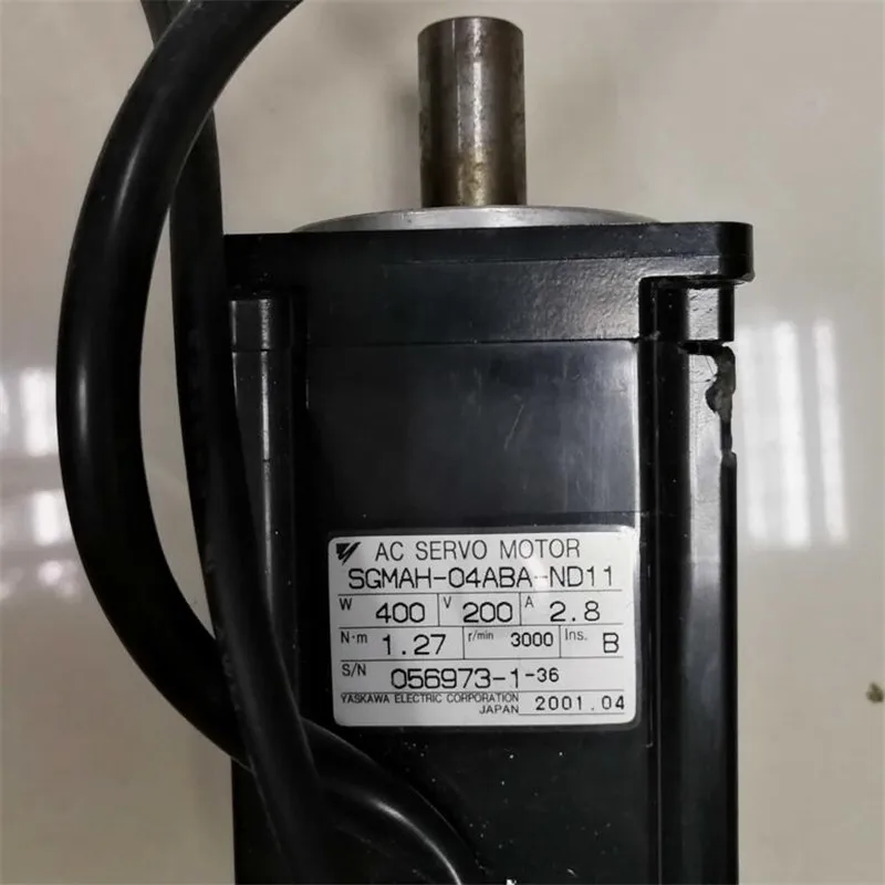 

Used Tested Working SGMAH-04ABA-ND11 AC SERVO MOTOR