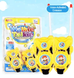 Mini talkie walkie pour enfants, 2 pièces, jouet, cadeau, téléphone Intelligent sans fil, Gadget d'espionnage pour enfants, Interaction Parent enfant, Radio amateur 