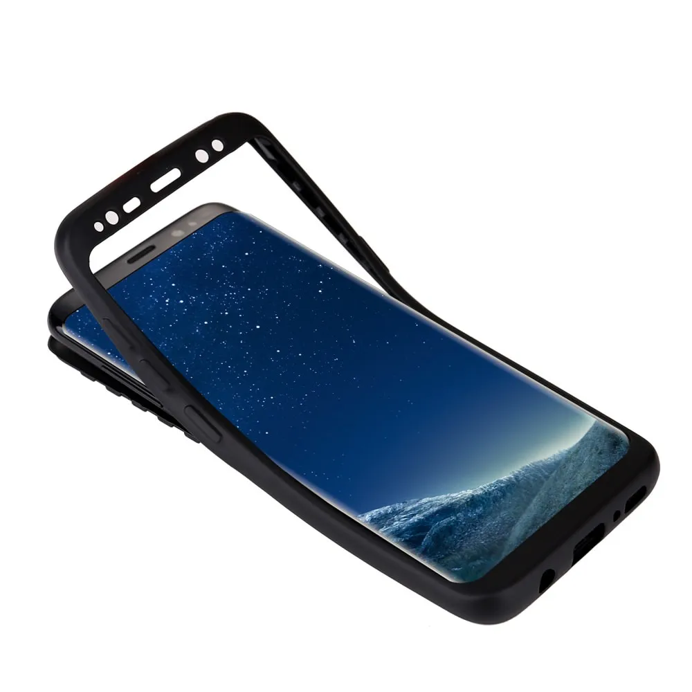 LAPOPNUT для samsung Galaxy S9 S8 Plus S7 Edge S10 S10e Note 8 полный корпус Тонкий силиконовый чехол 360 защитный бампер мягкий ТПУ чехол