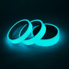 3 м* 1,5/2,5/5 см PET Материал светится в темноте лента светящаяся лента 2 цвета самоклеящаяся поверхность, которая светится ночью; Флуоресцентный Стикеры